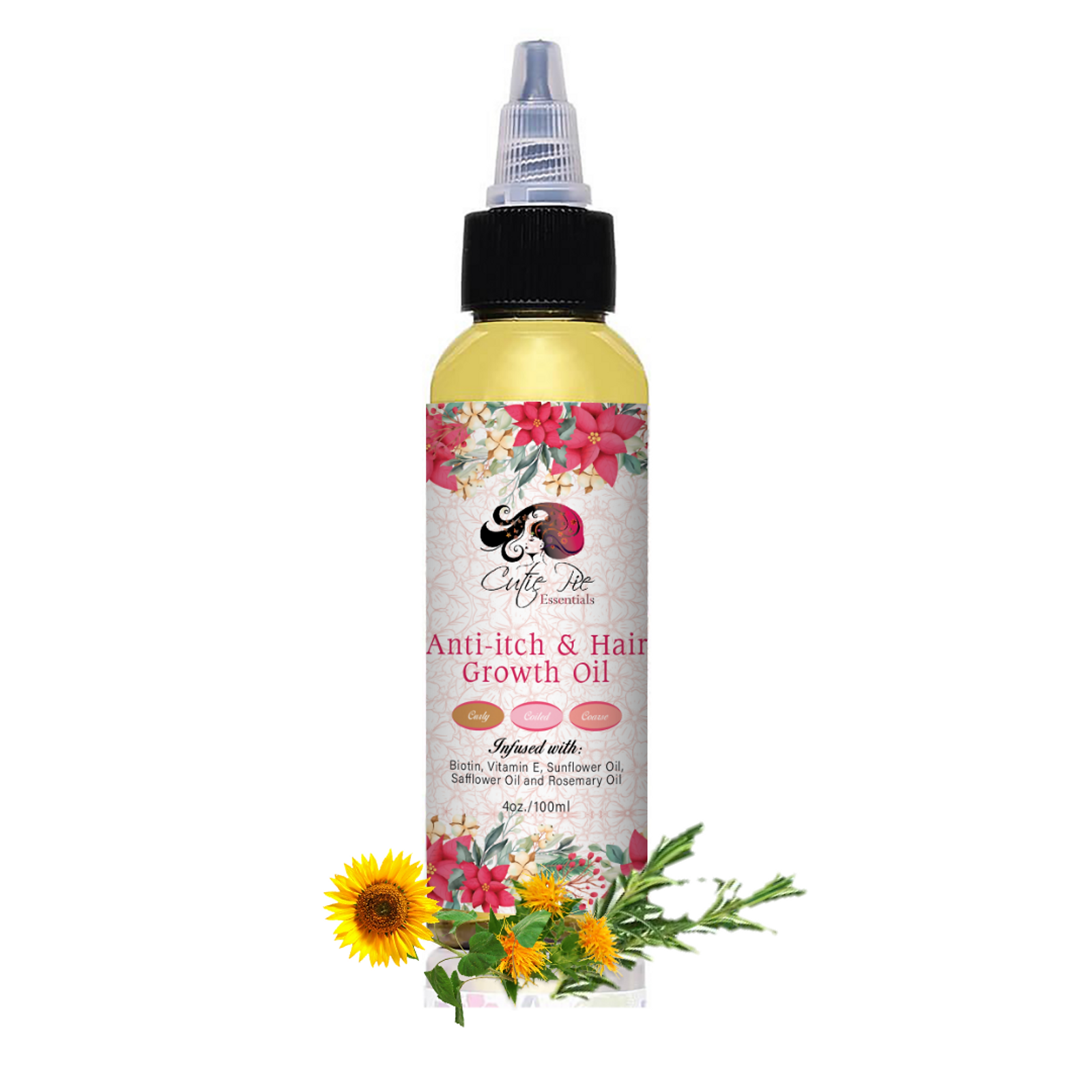 Cutie Pie Essentials Anti-Itch & Hair Growth Oil
